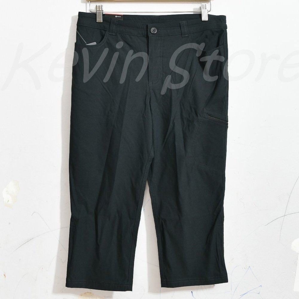 Black NWT Eddie Bauer Ladies' Tech Capri